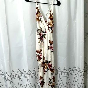 Flourishing Beauty Floral Midi Dress - Ivory NEW with tags XL